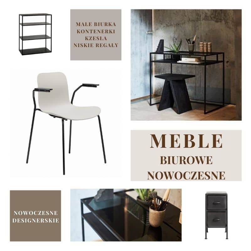 Nowoczesne meble biurowe do domowego biura i do małego biura Natural Home Decor