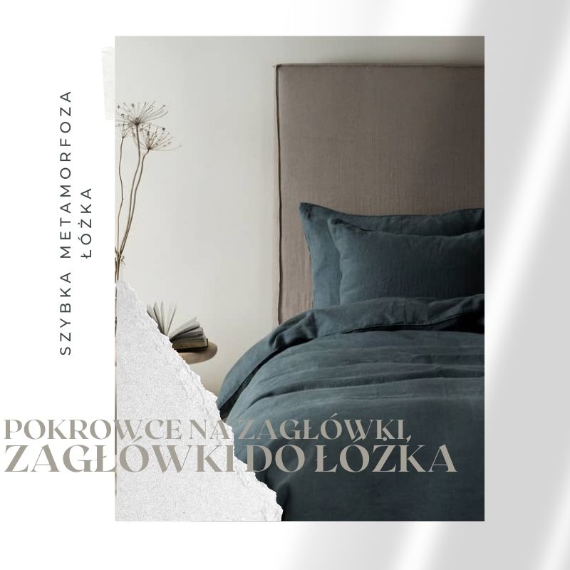 Pokrowce na zagłówki i zagłówki do łóżka Natural Home Decor