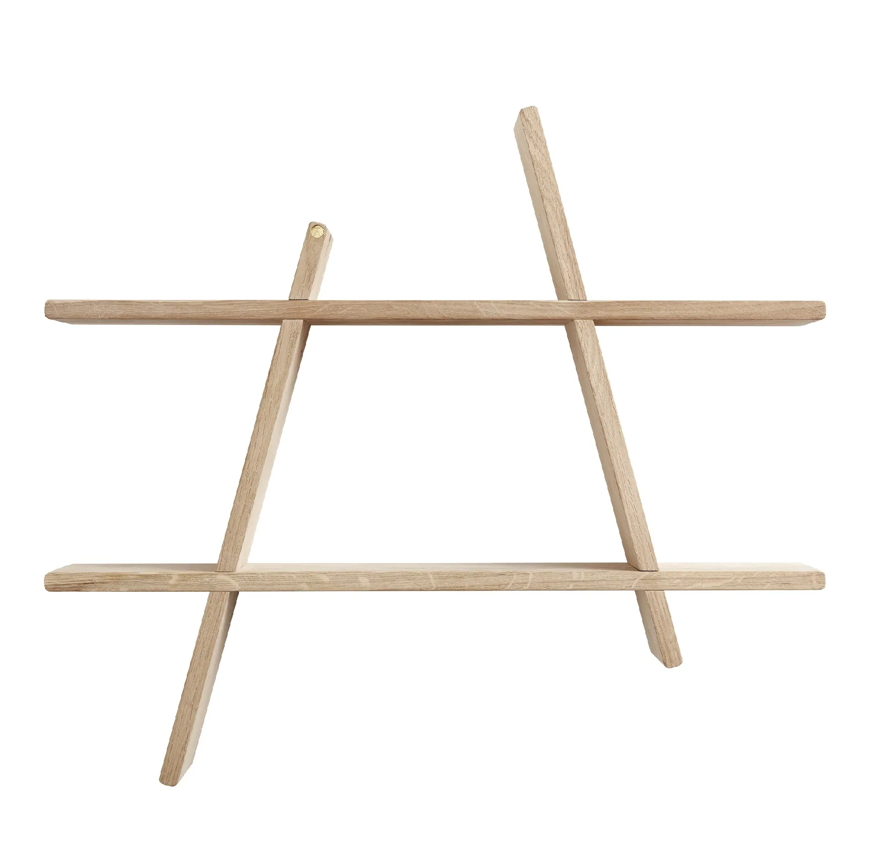 Półka na ścianę drewniana dębowa Natural Home Decor
