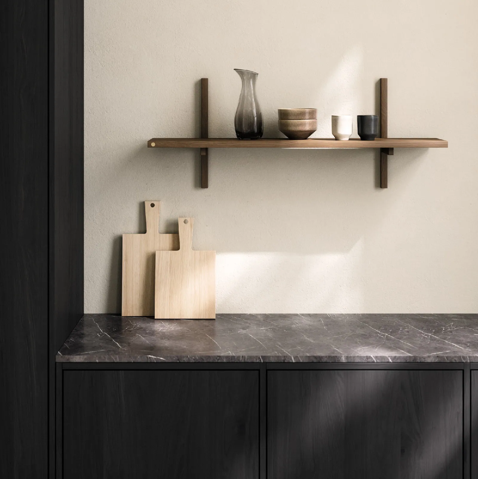 Półka na ścianę drewniana Natural Home Decor Andersen Furniture