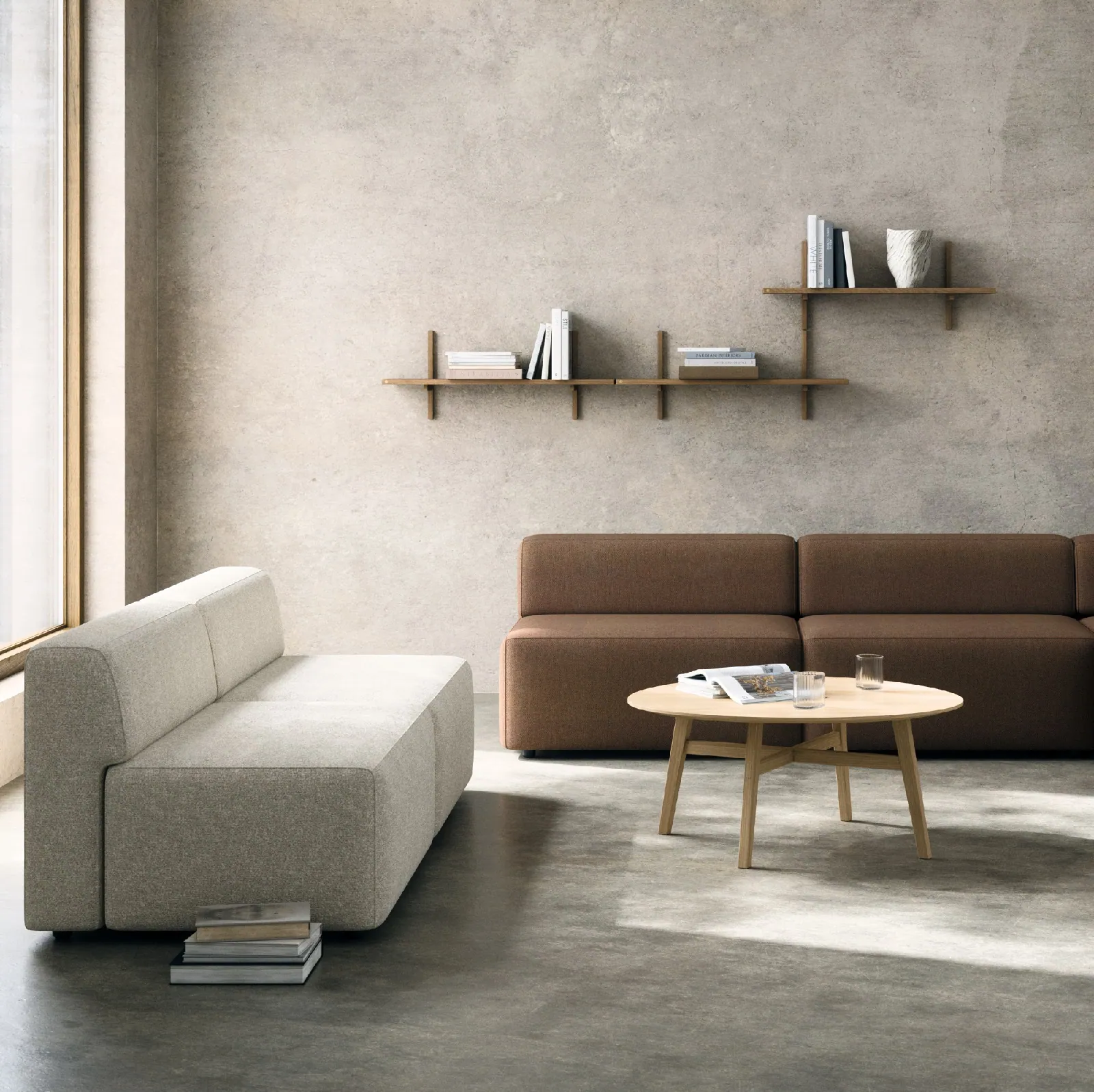 Półka wisząca drewniana Natural Home Decor