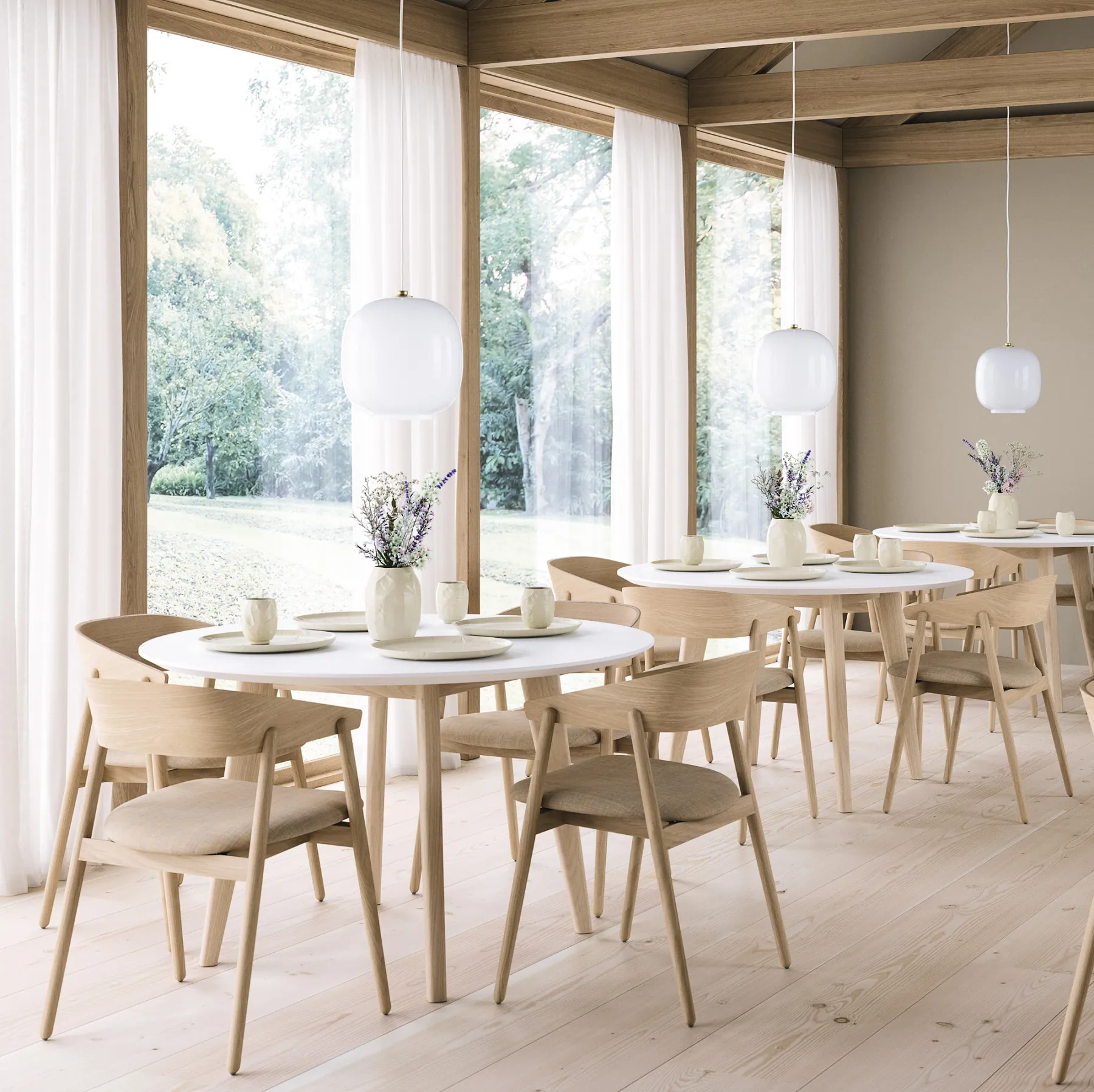 Stół okrągły AD1 Andersen Furniture Natural Home Decor
