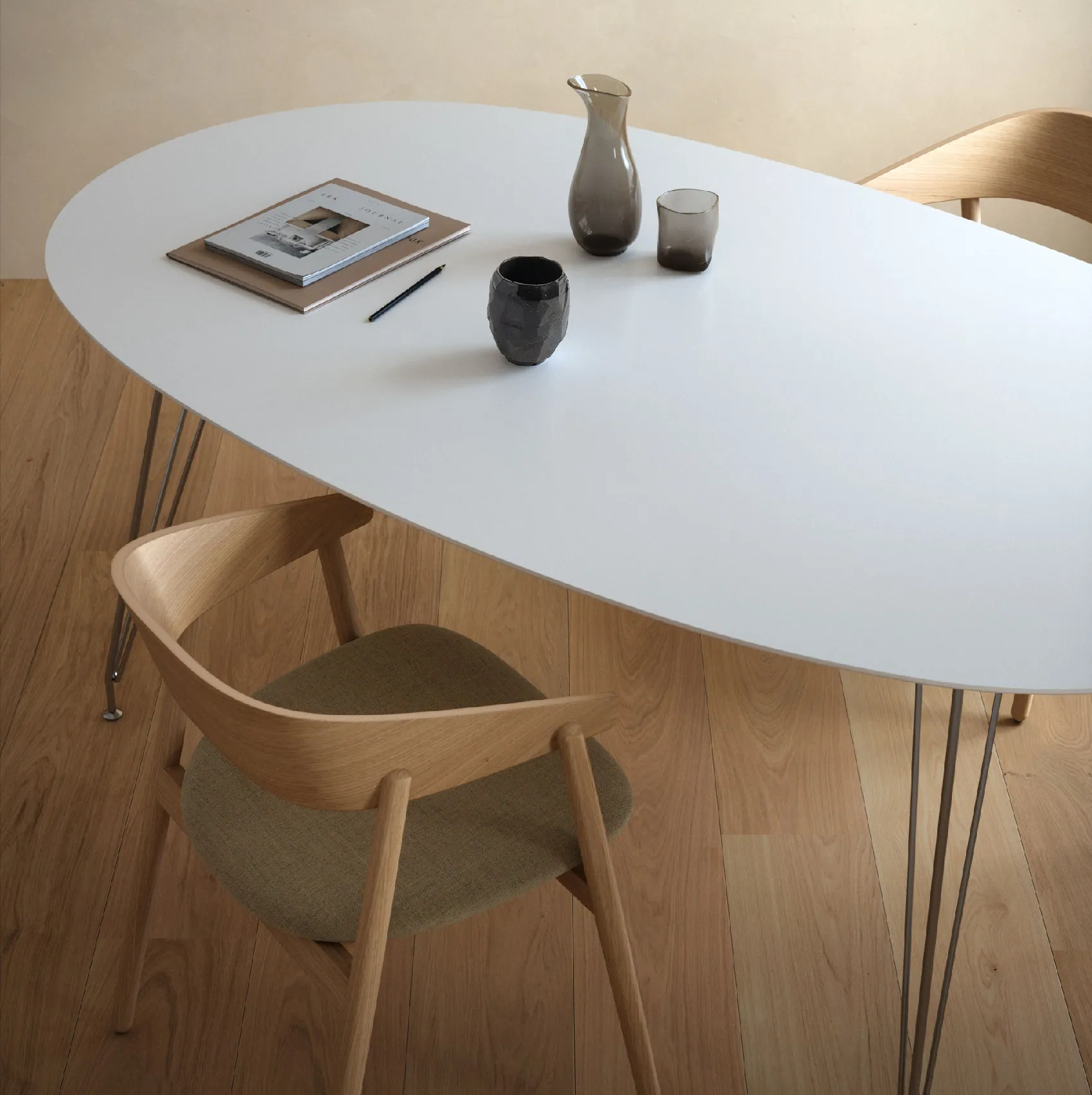 Krzesło drewniane tapicerowane AC2 Andersen Furniture Natural Home Decor