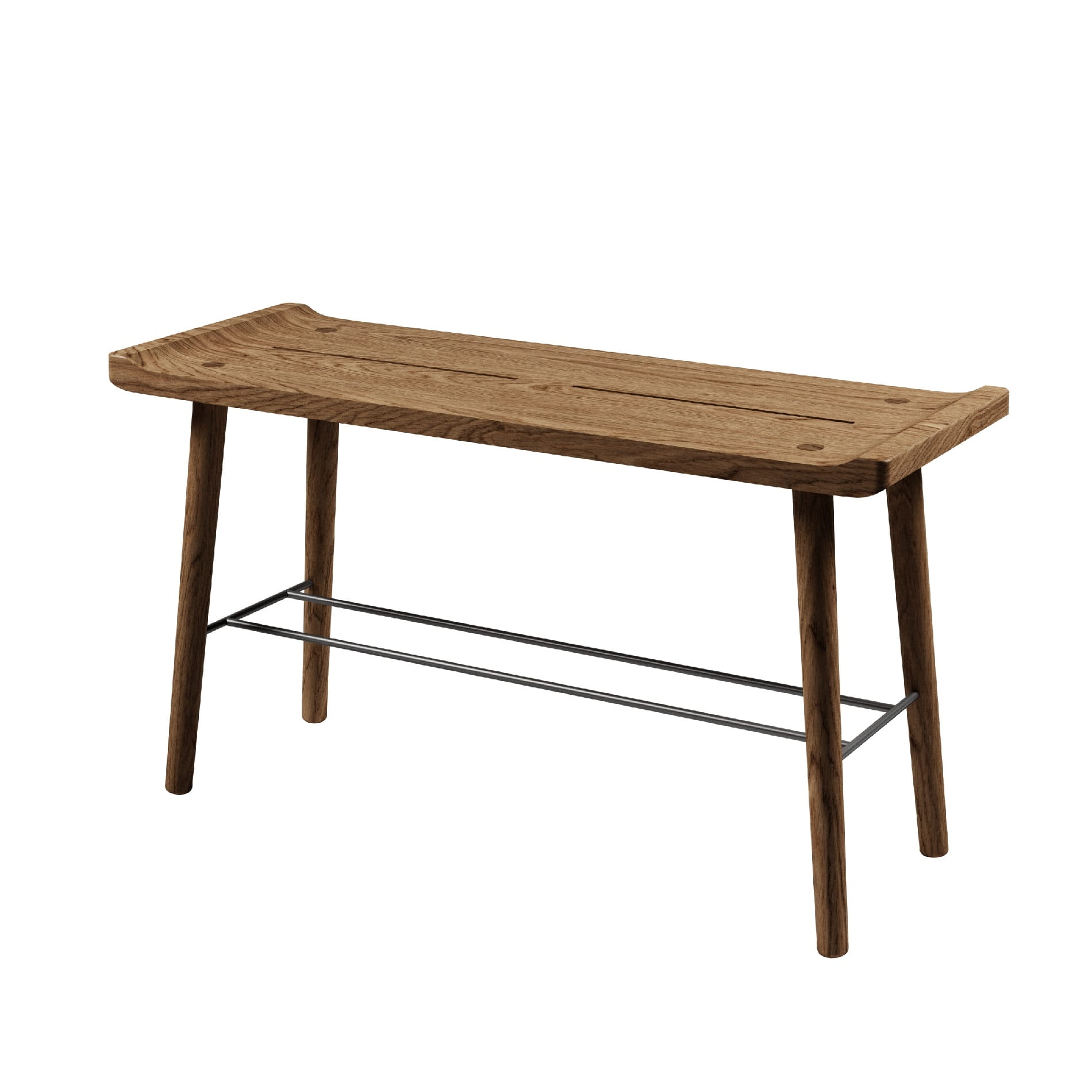 drewniana ławeczka do przedpokoju Scala Ekta Living, Natural Home Decor