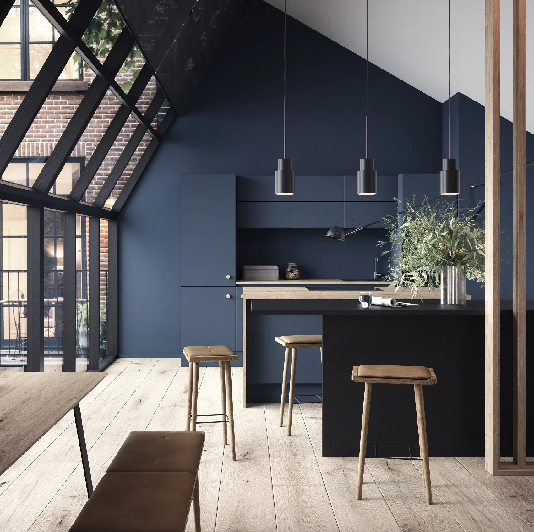 poduszka na hoker Scala Ekta Living, Natural Home Decor