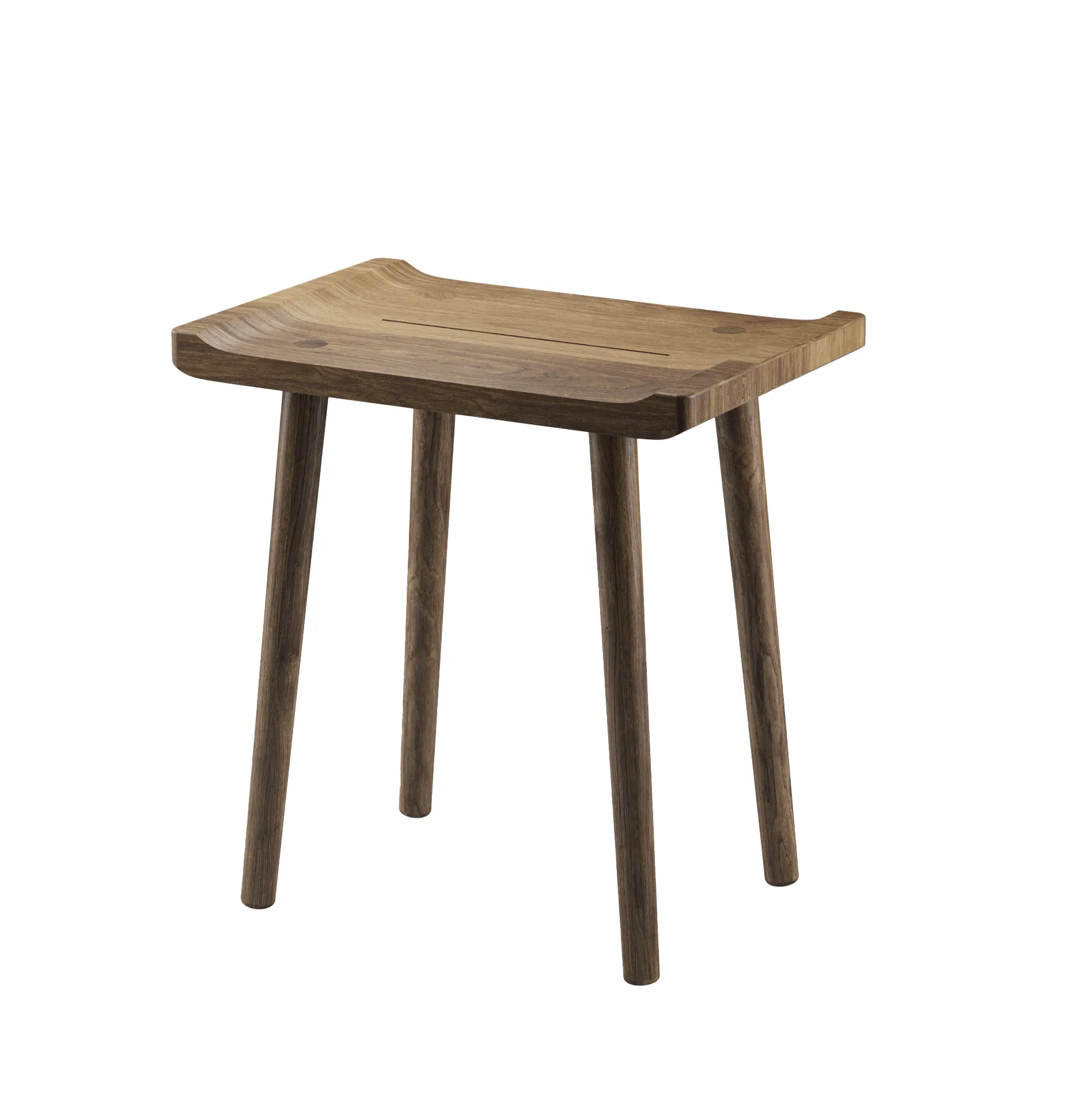 stołek drewniany Scala Ekta Living, Natural Home Decor