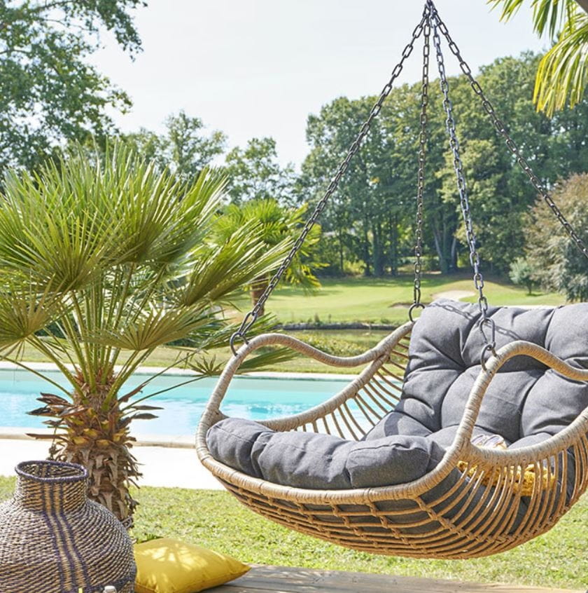 fotel ogrodowy wiszący Hesperide, sklep natural home decor