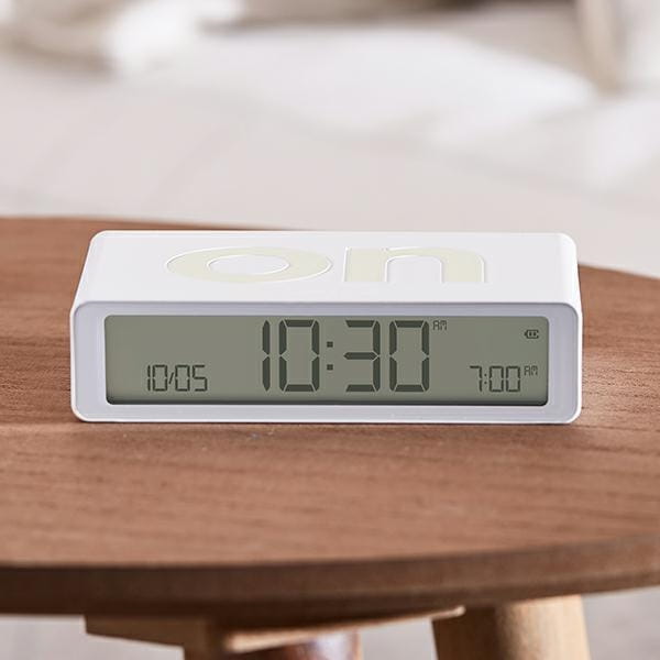 Lexon Flip Classic budzik dwustronny, sklep natural home decor
