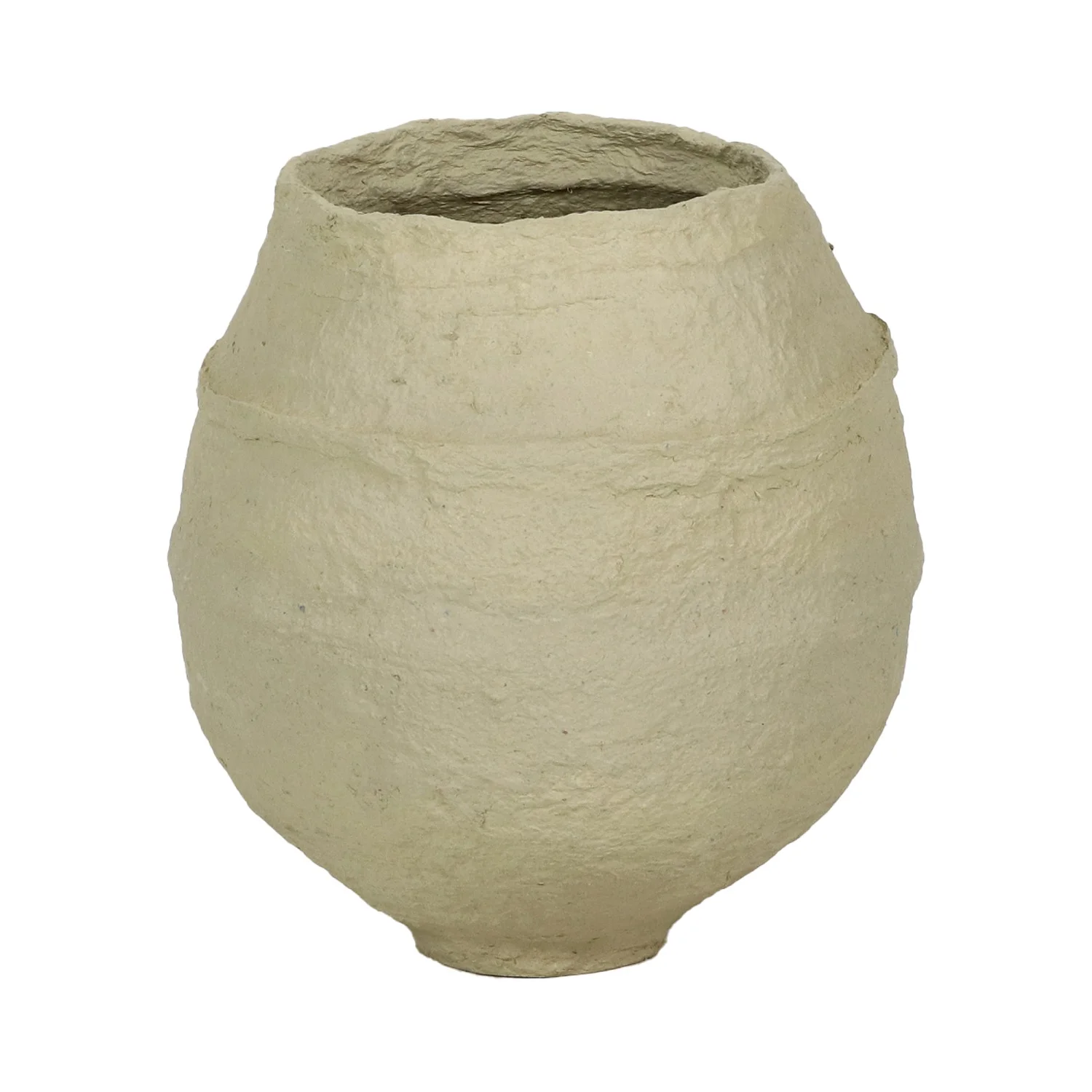 Wazon podłogowy biały Papel Pomax Natural Home Decor
