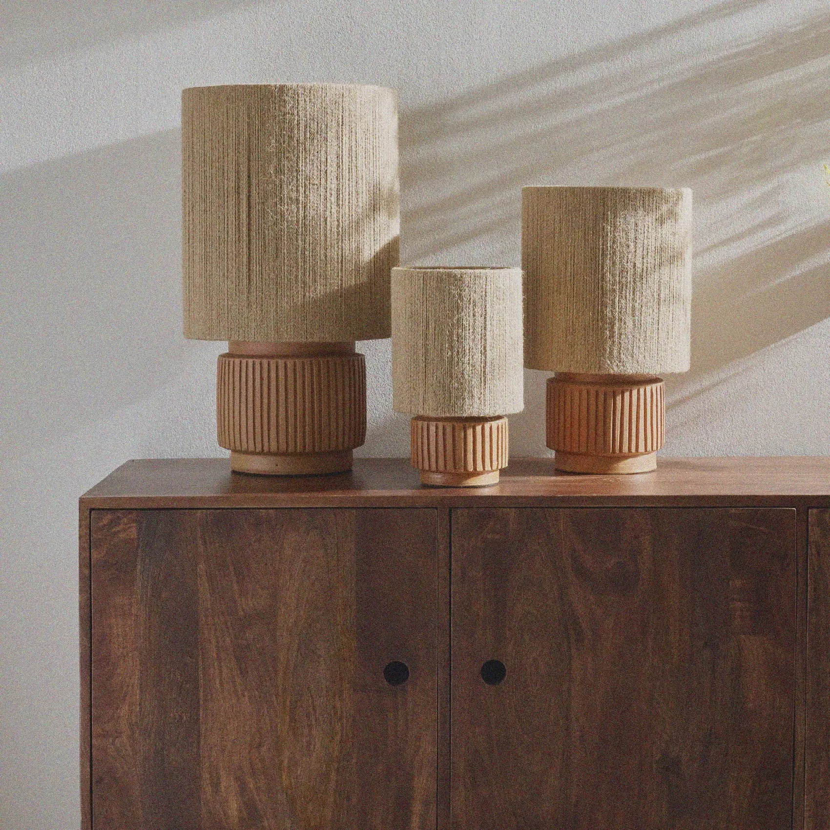 lampy stołowe do salonu, Cordoba Pomax, Natural Home Decor