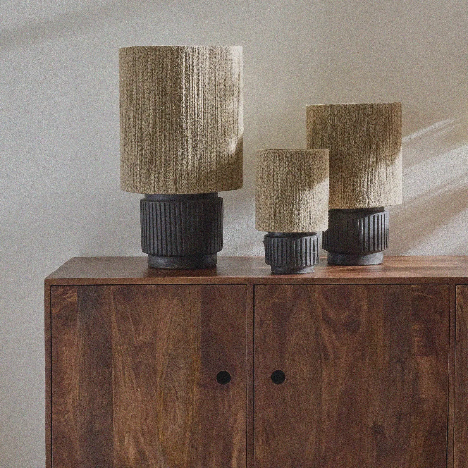 lampy stołowe do salonu, Cordoba Pomax, Natural Home Decor