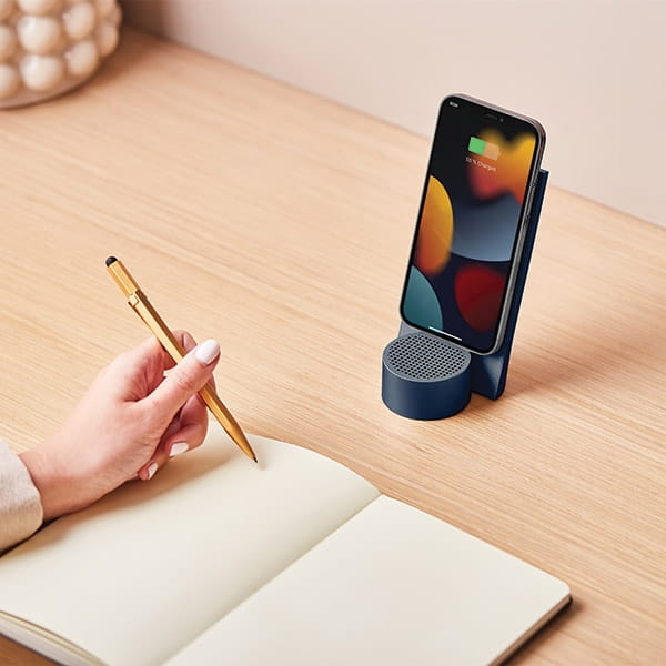 Lexon City Energy Pro Ładowarka indukcyjna 10W z głośnikiem bluetooth, sklep natural home decor
