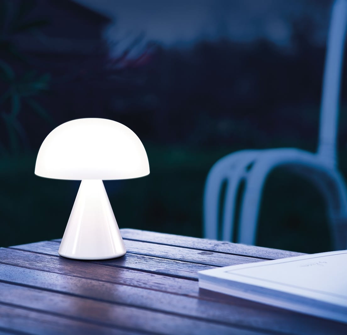 lampa stołowa grzybek Lexon, naturalhomedecor