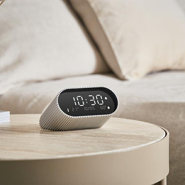 budzik z termometrem Ray Clock Lexon, sklep natural home decor