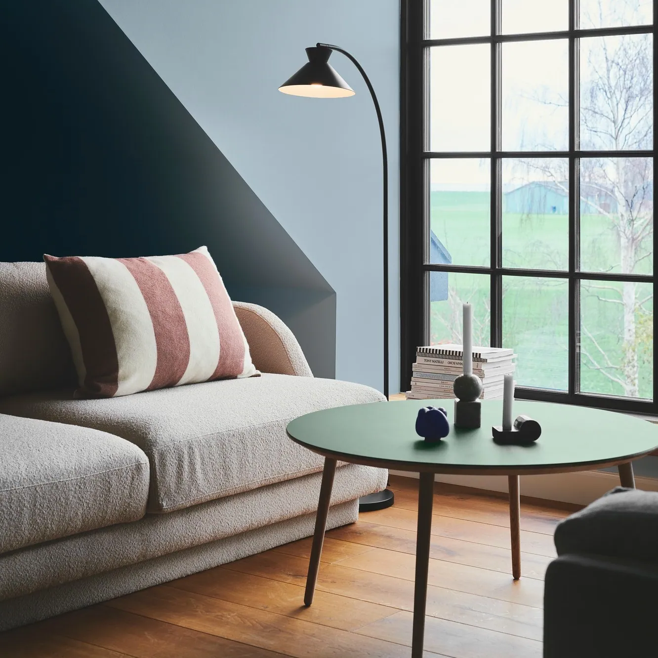 Lampa podłogowa czarna, Dial Nordlux, Natural Home Decor