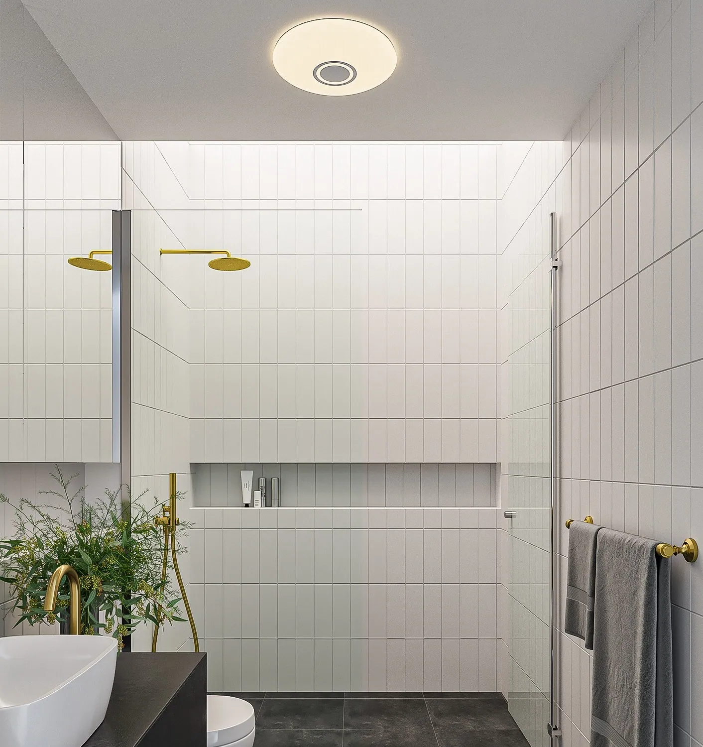plafon łazienkowy led, Nordlux Djay, Natural Home Decor