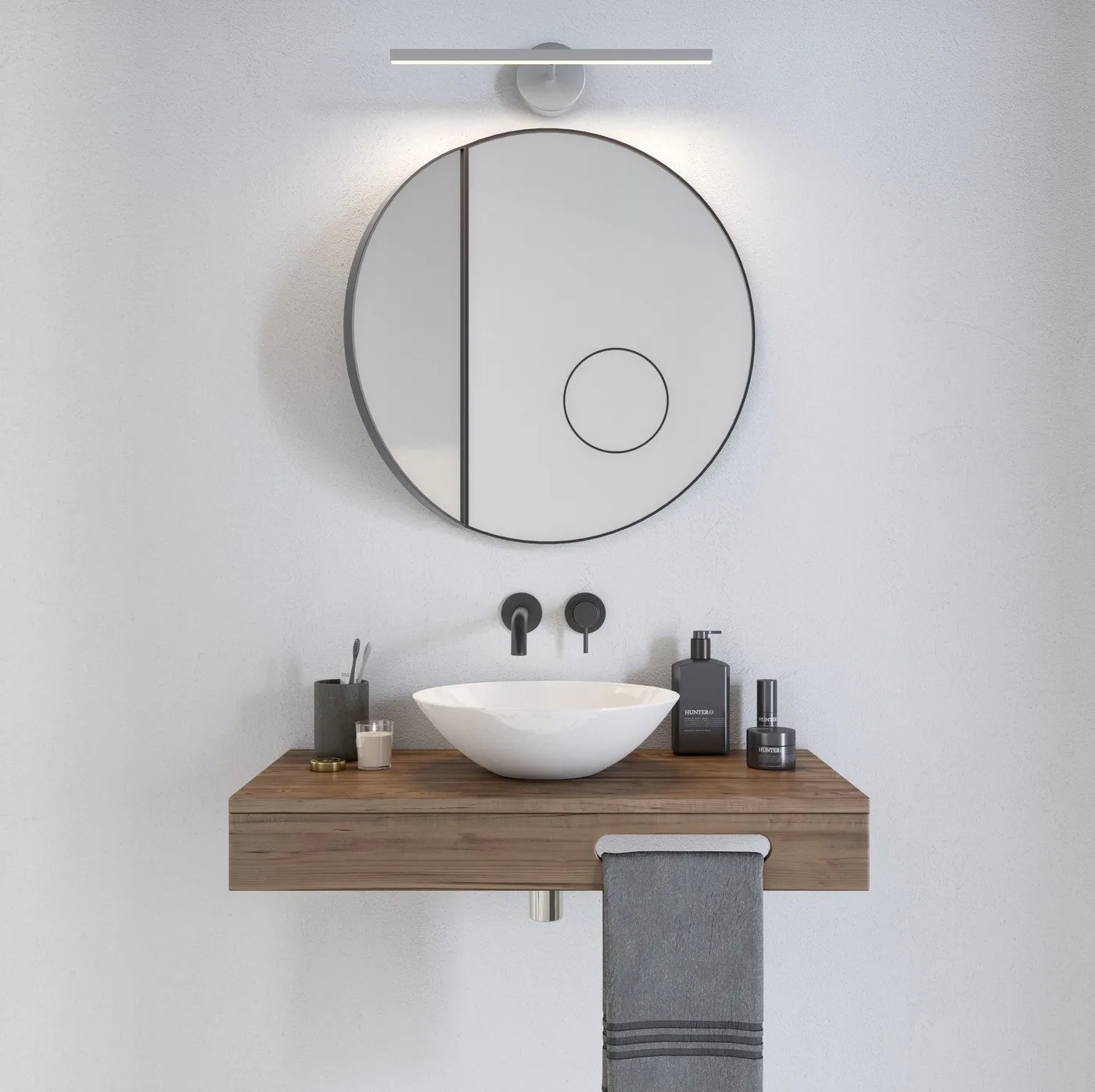 oświetlenie łazienkowe nad lustro, Nordlux, Natural Home Decor