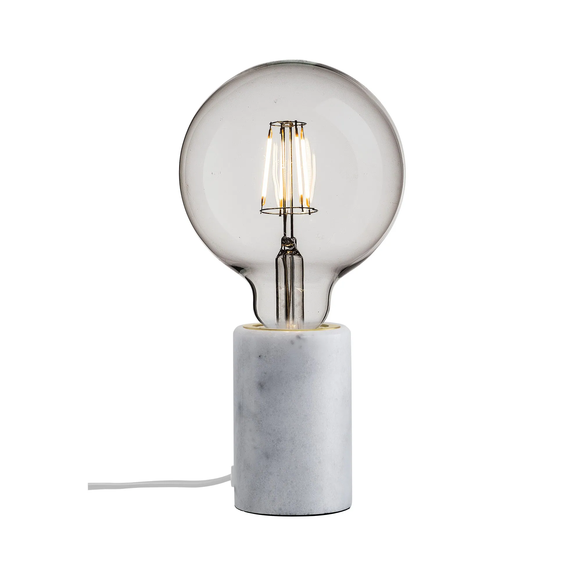 Marmurowa lampa stołowa, Nordlux Natural Home Decor