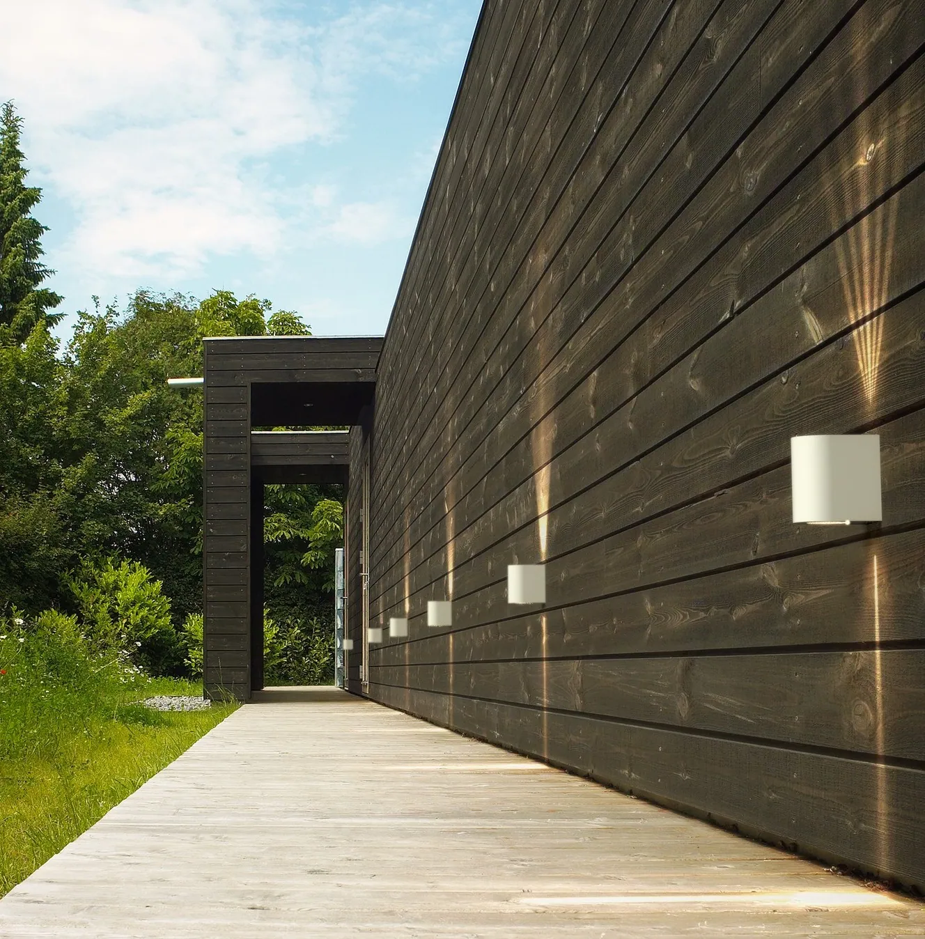 Kinkiet zewnętrzny led, Nordlux Natural Home Decor