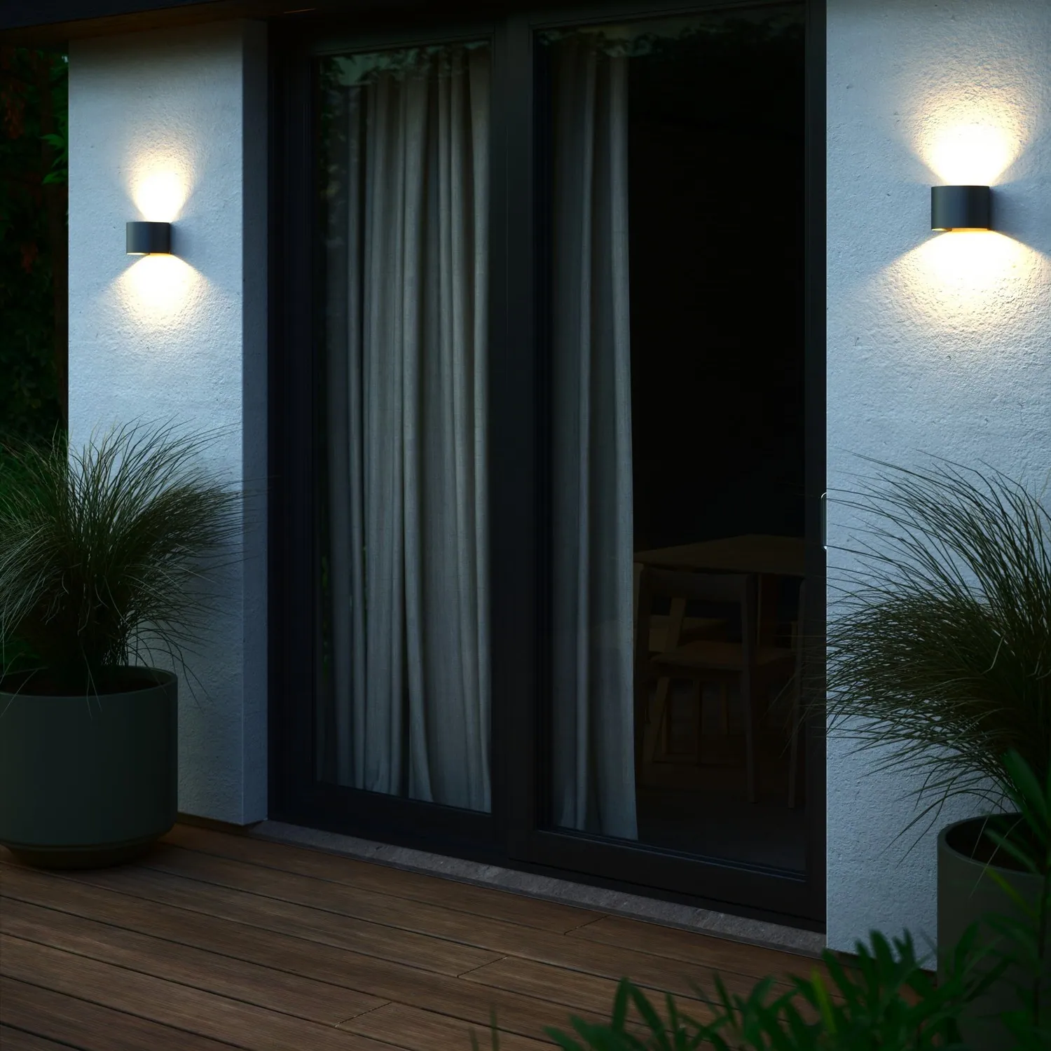 Lampa elewacyjna góra dół, Nordlux Natural Home Decor