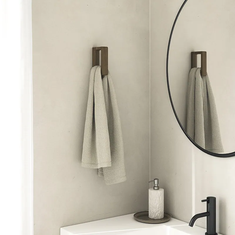 Ucwyt na ręcznik drewniany Natural Home Decor