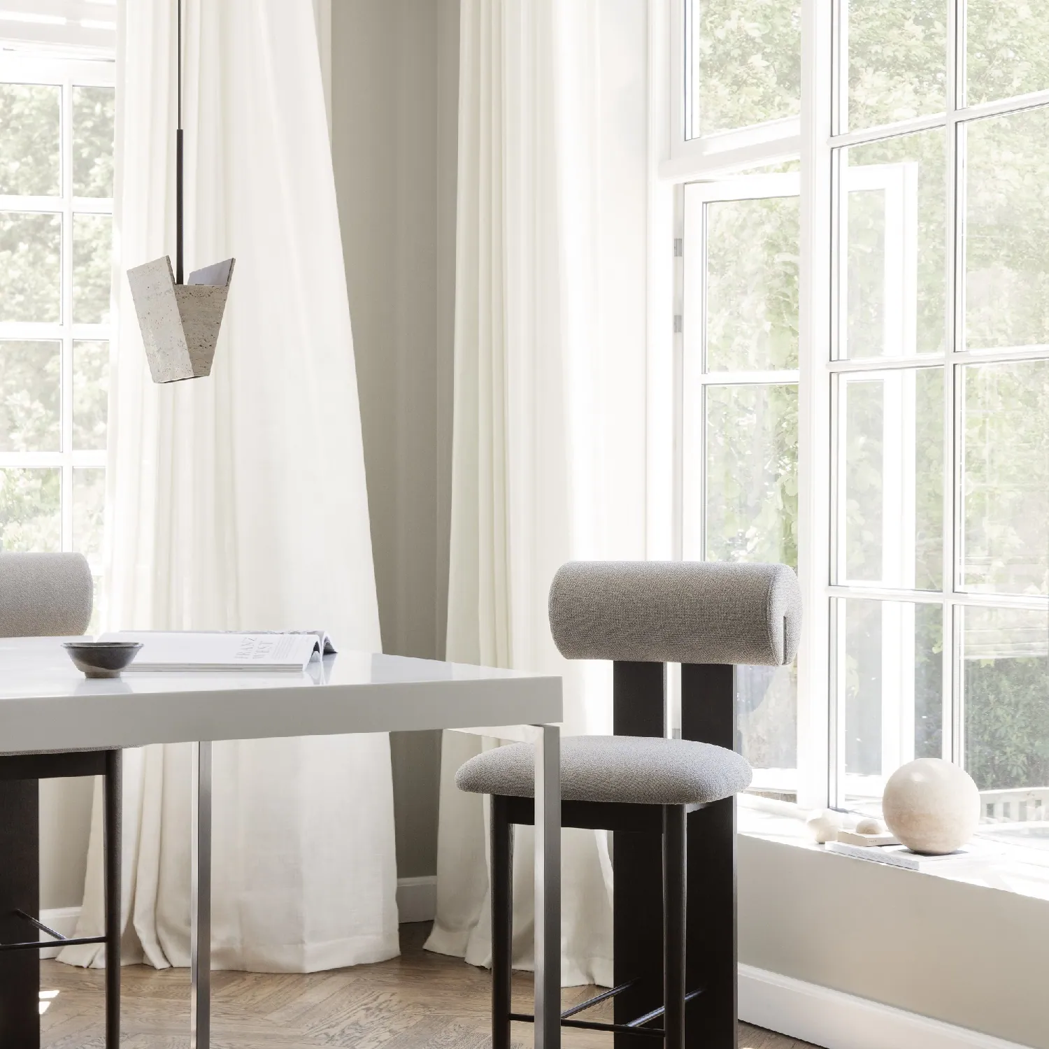 designerska lampa wisząca Norr11 Gallery, natural home decor