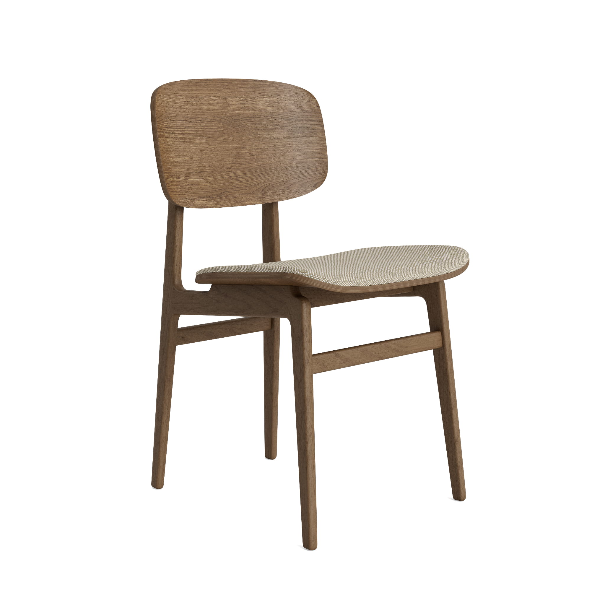Krzesło drewniane tapicerowane skórzane NY11 Norr11 Natural Home Decor