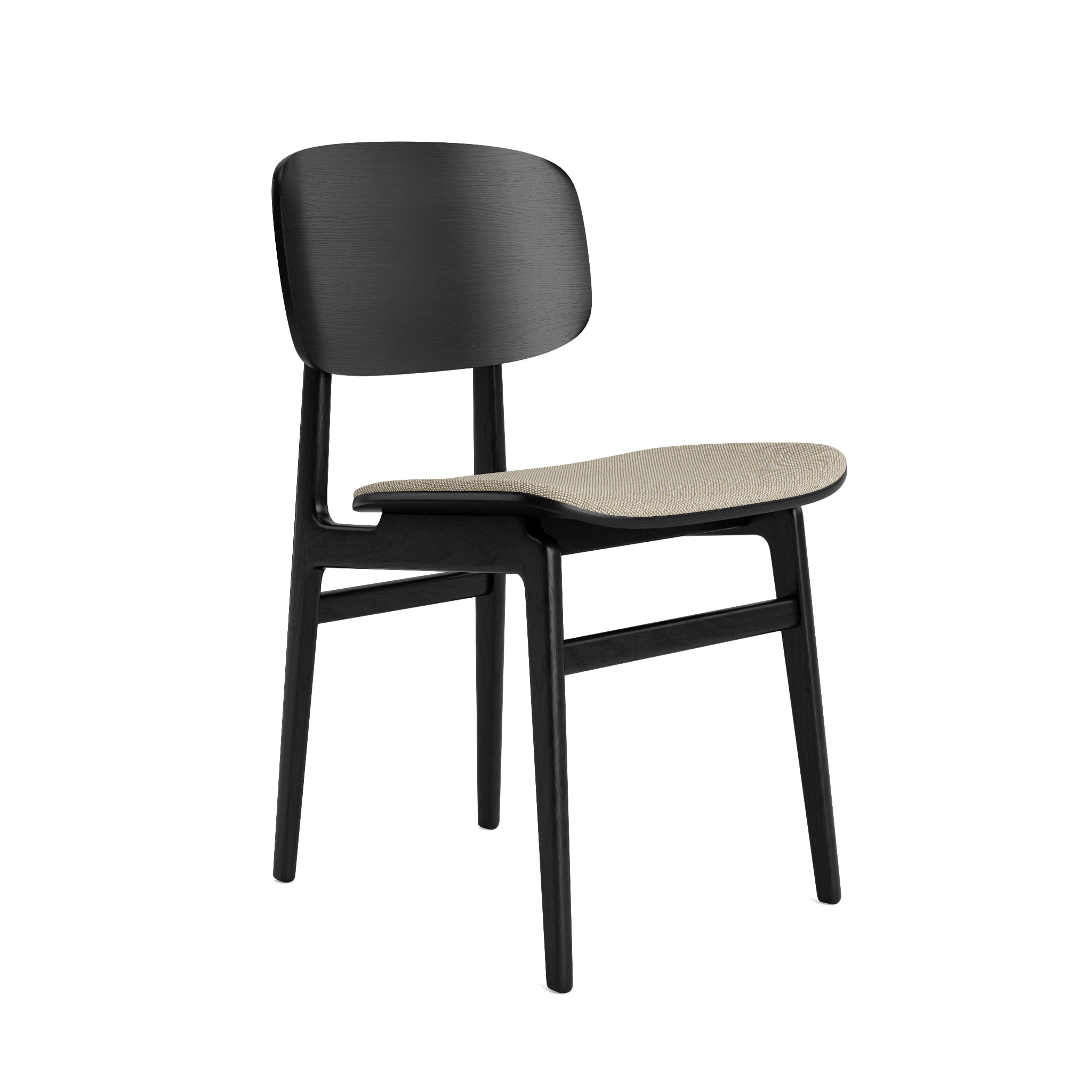 Krzesło drewniane tapicerowane skórzane NY11 Norr11 Natural Home Decor