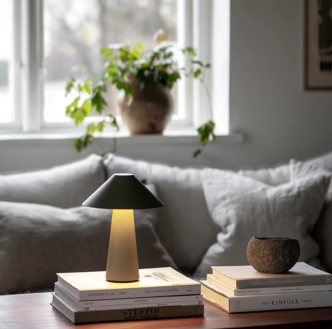 Globen Lighting Cannes Portable przenośna, Natural Home Decor