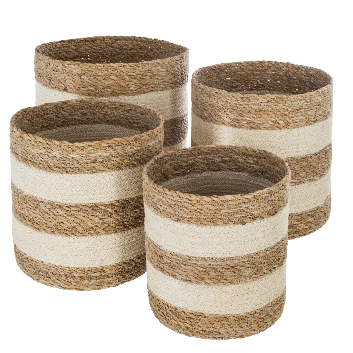 koszyki z trawy morskiej, Natural Home Decor