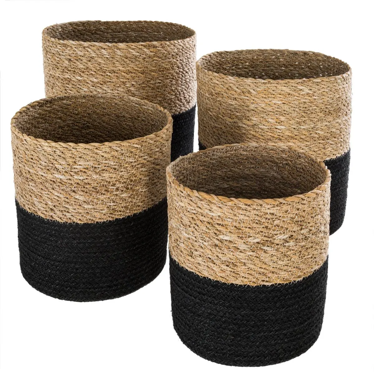 koszyki z trawy morskiej, Natural Home Decor