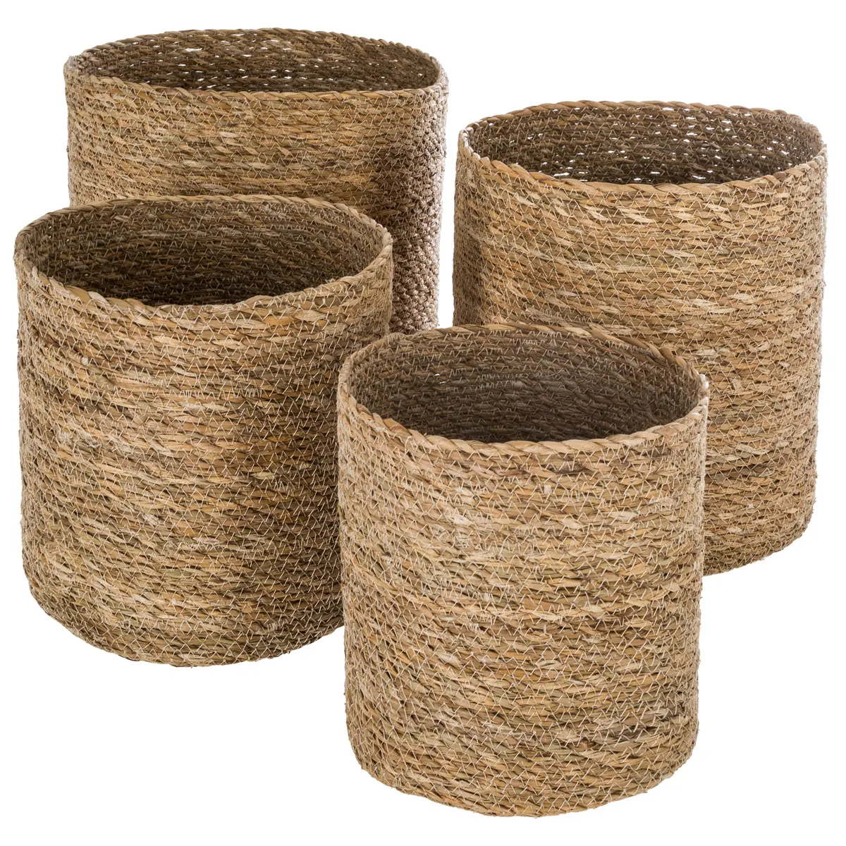 koszyki z trawy morskiej, Natural Home Decor