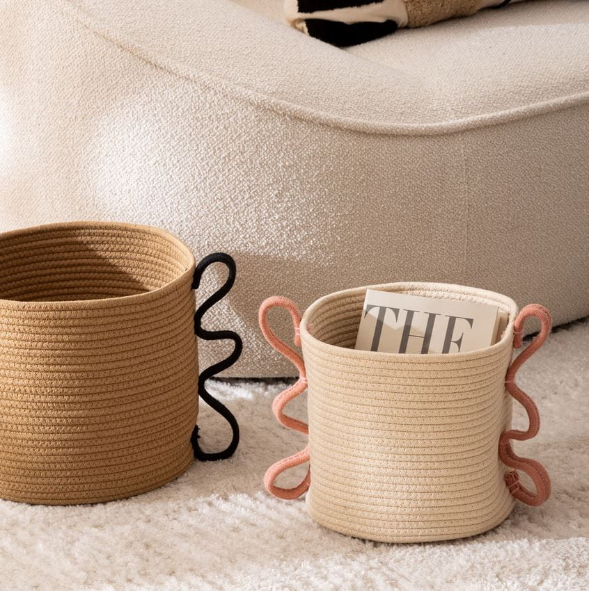 Kosze materiałowe, Natural Home Decor