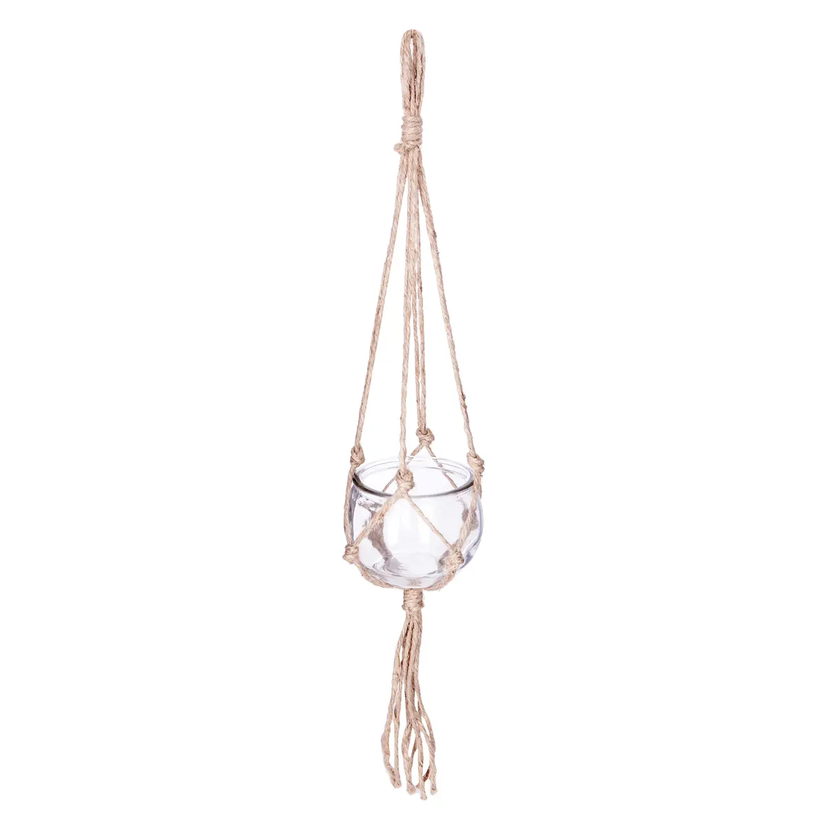 kwietnik wiszący makrama, Natural Home Decor
