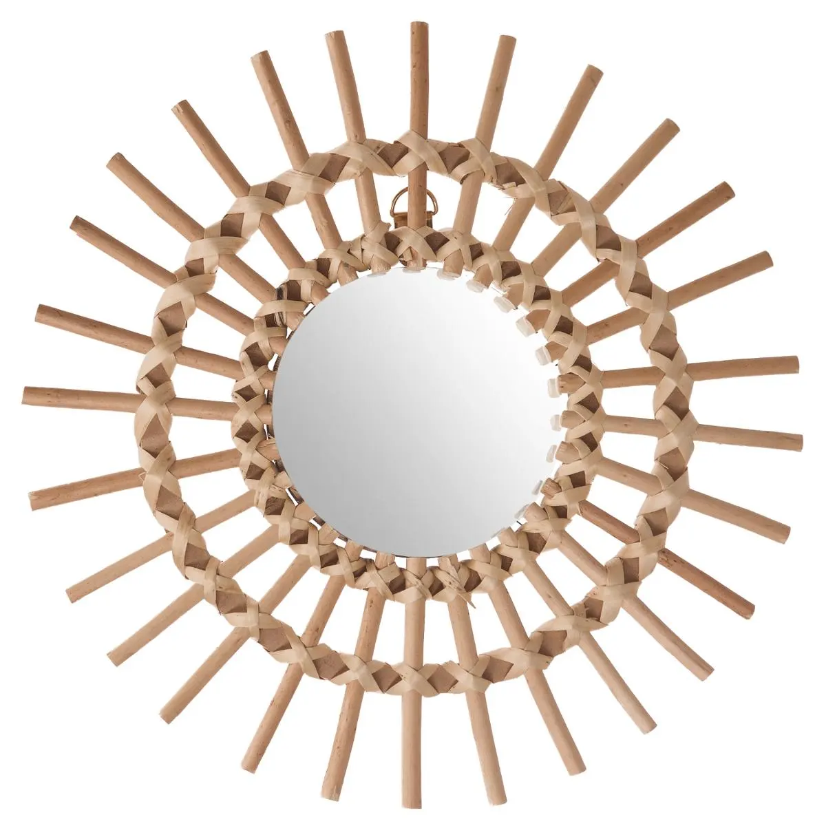 Lustro dekoracyjne okrągłe, Natural Home Decor Bazar Bizar