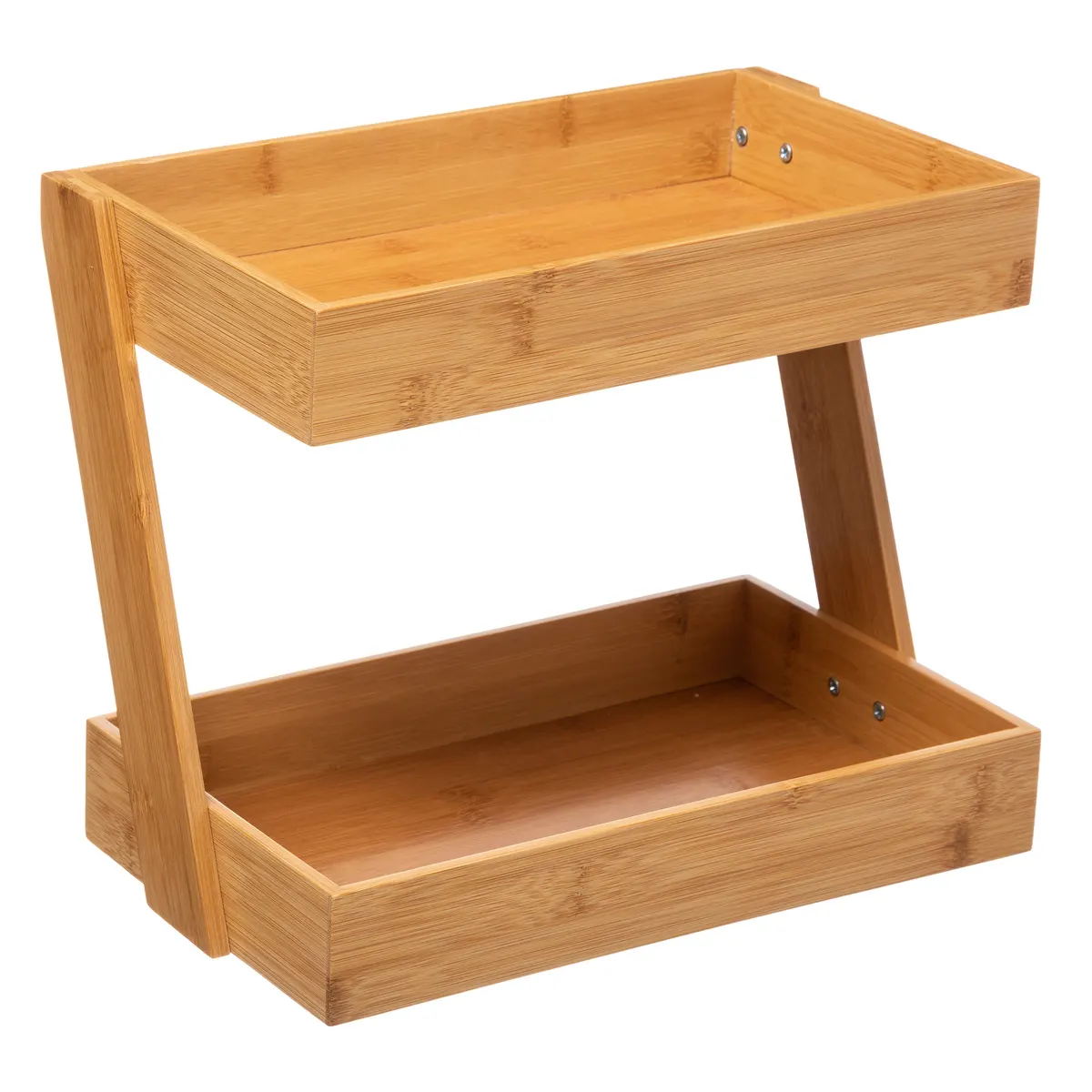organizer bambusowy, natural home decor