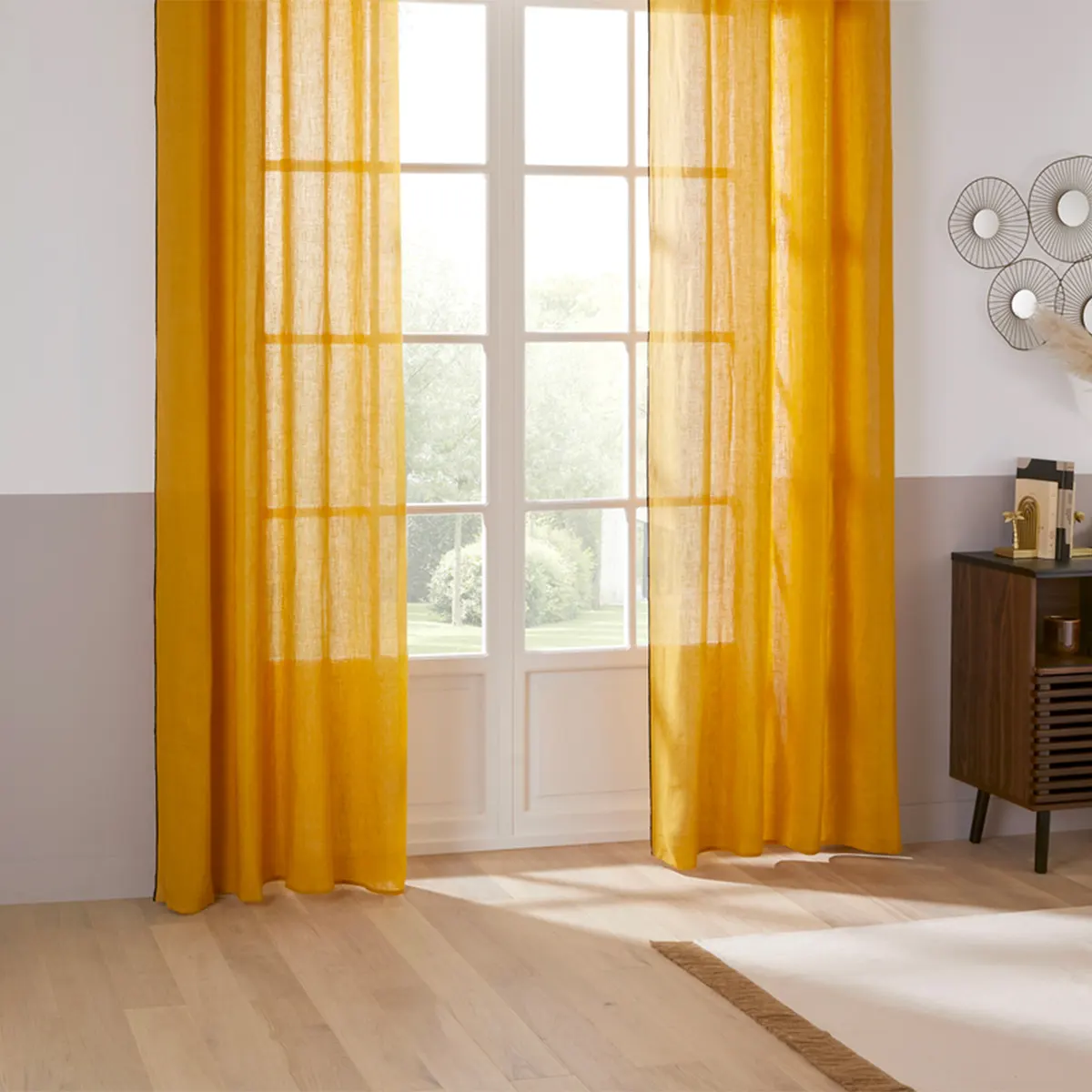 Atmosphera zasłona na przelotkach, natural home decor
