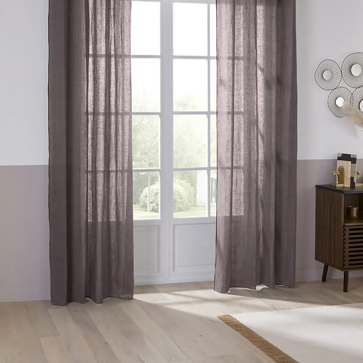 Atmosphera zasłona na przelotkach, natural home decor