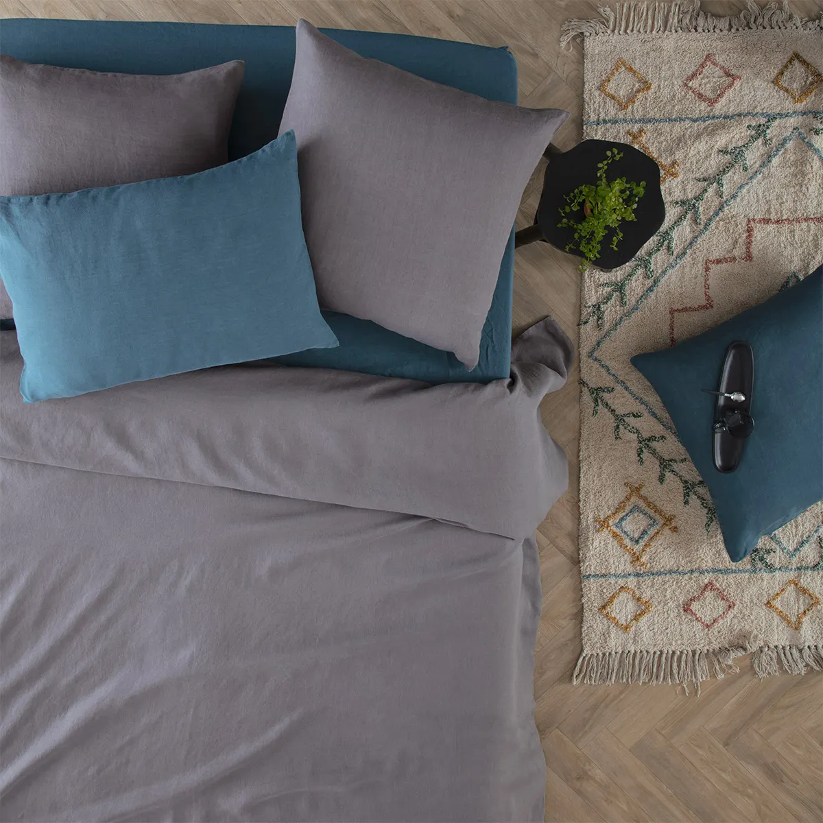 Atmosphera Linah pościel lniana, natural home decor