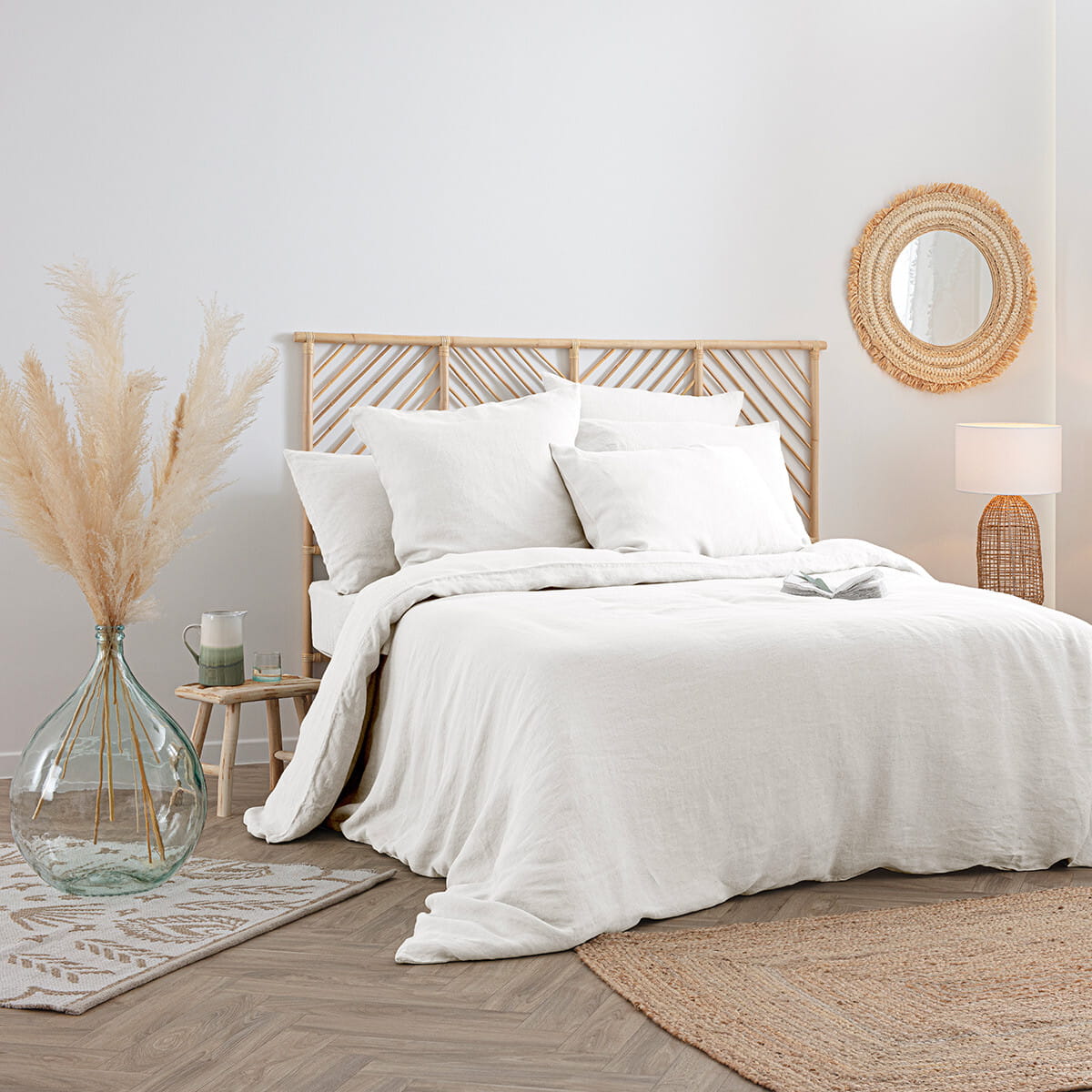 Pościel lniana, natural home decor