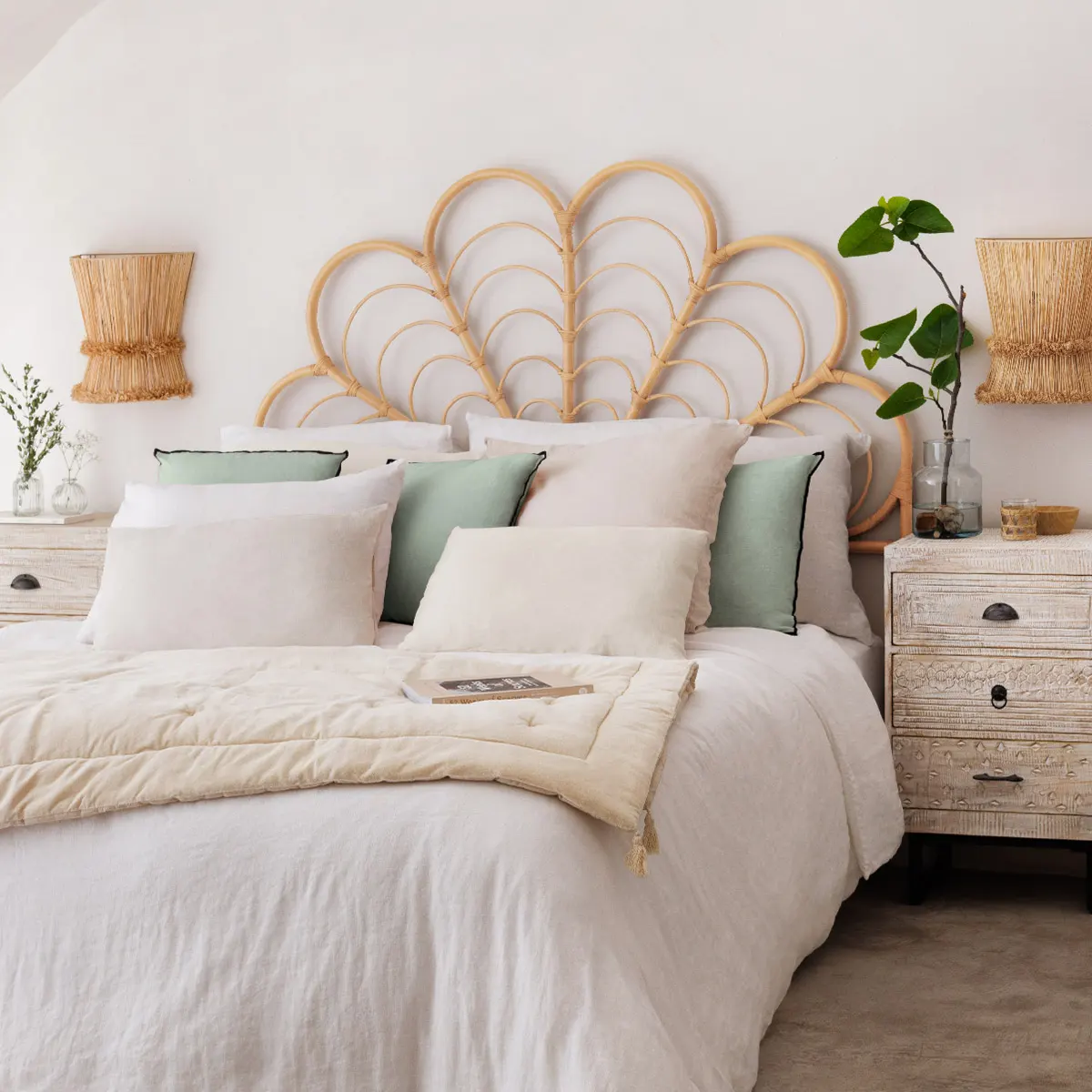 Atmosphera Linah pościel lniana, natural home decor