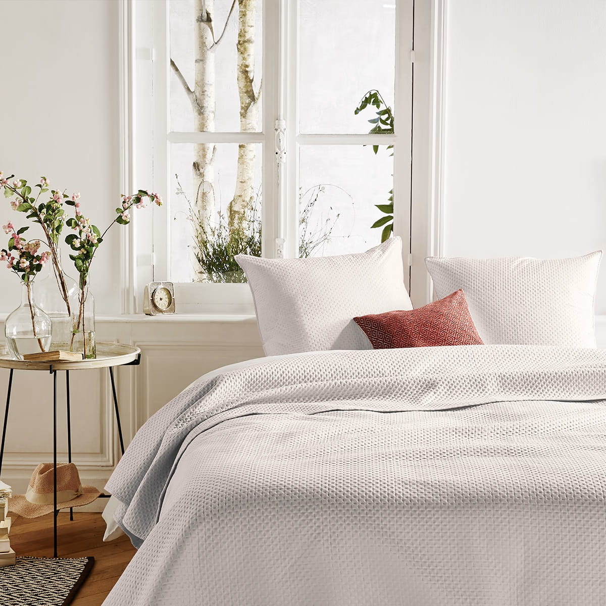 narzuta z fakturą plastra miodu Atmosphera, natural home decor
