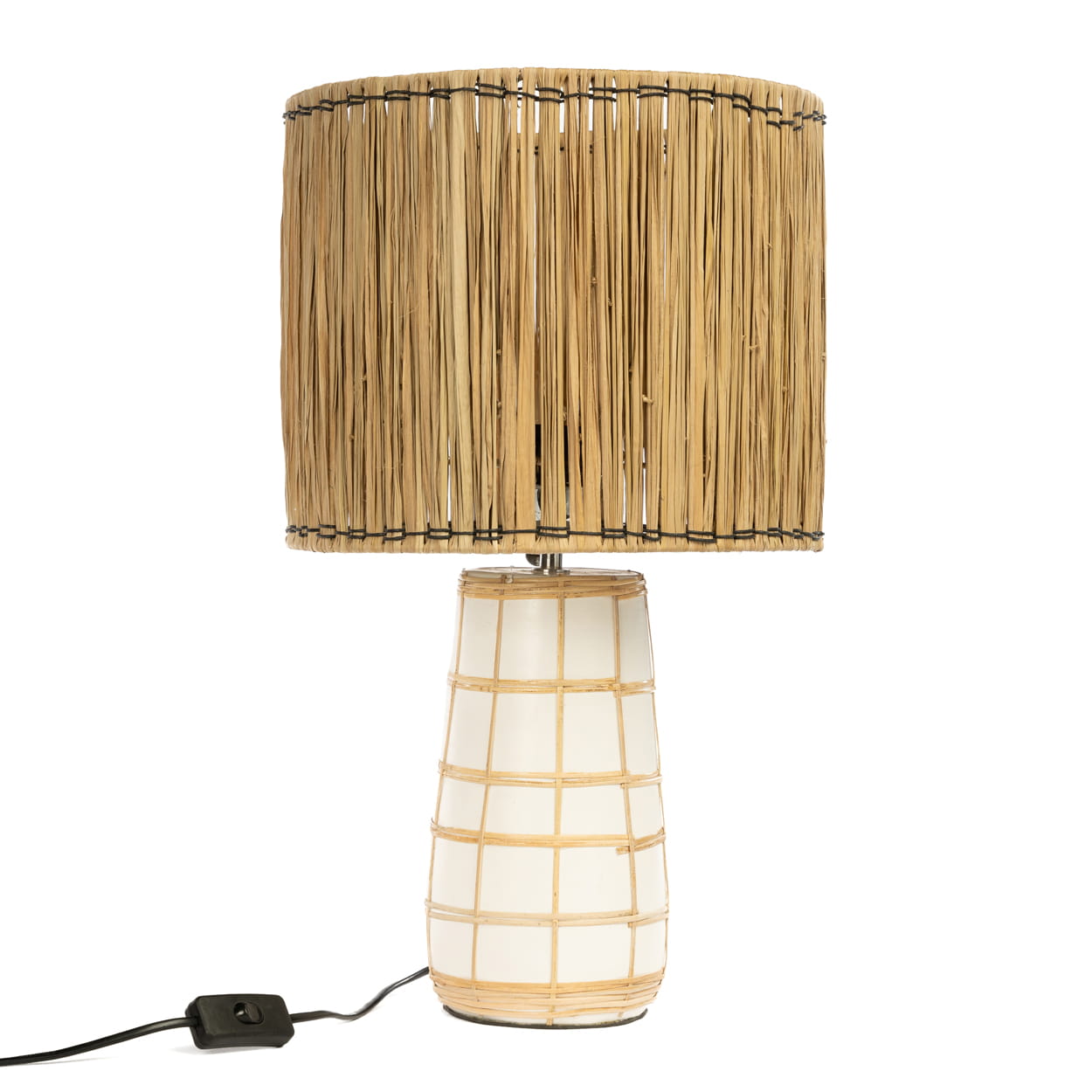 Lampa stołowa Skiathos Bazar Bizar Natural Home Decor