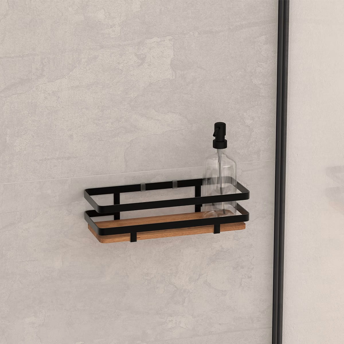 półka prysznicowa bez wiercenia 5five, Home Decor