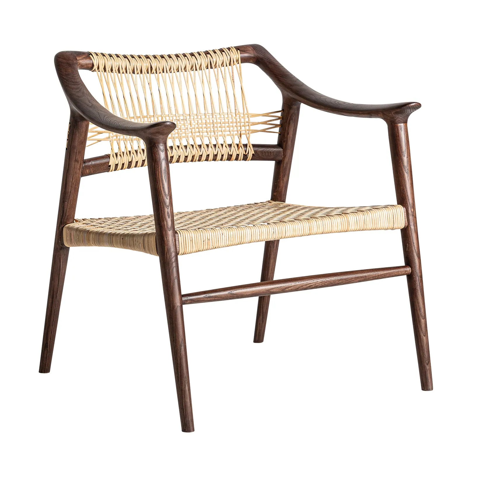 fotel pleciony do salonu Vical, naturalhomedecor