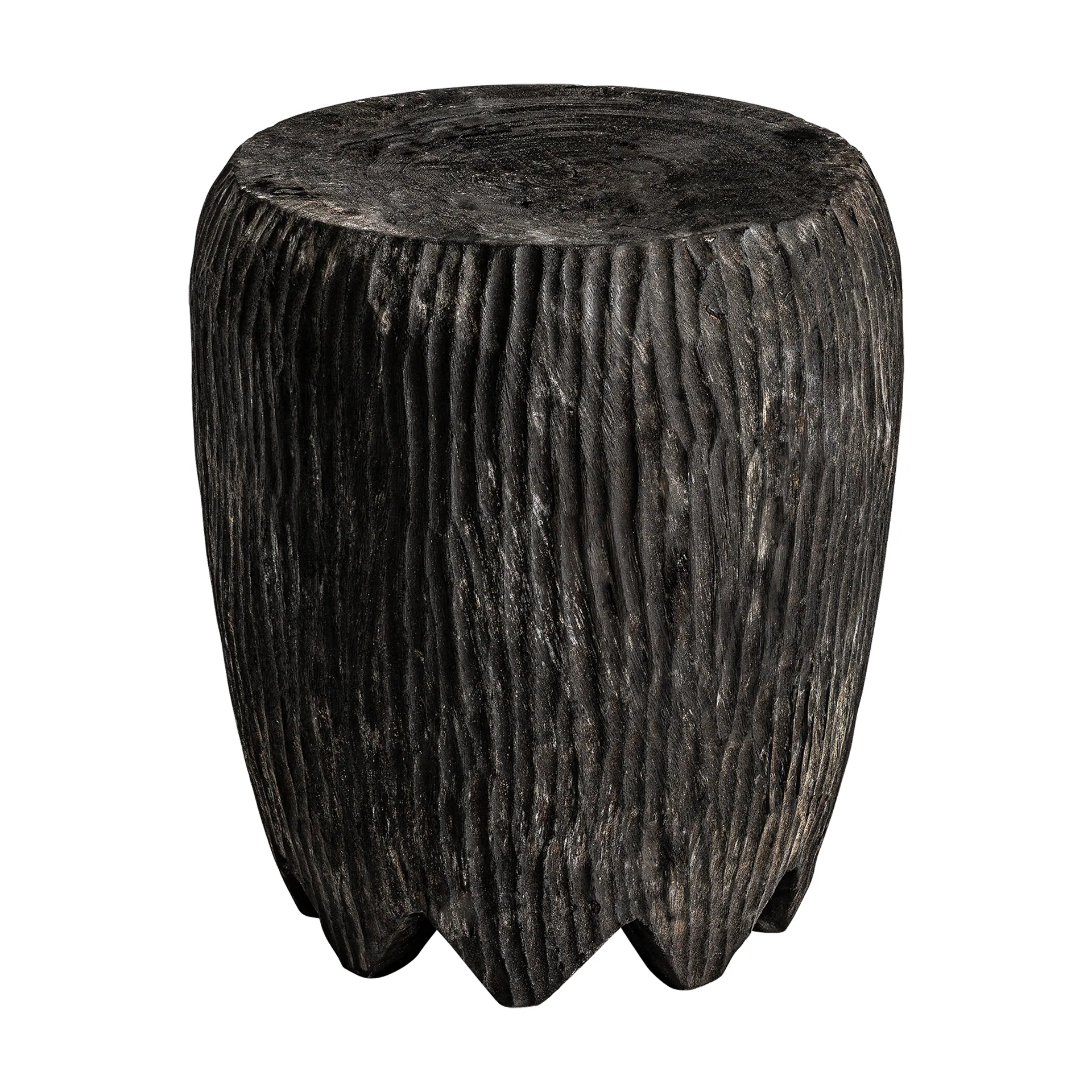 stolik pomocniczy czarny okrągły Vical, naturalhomedecor