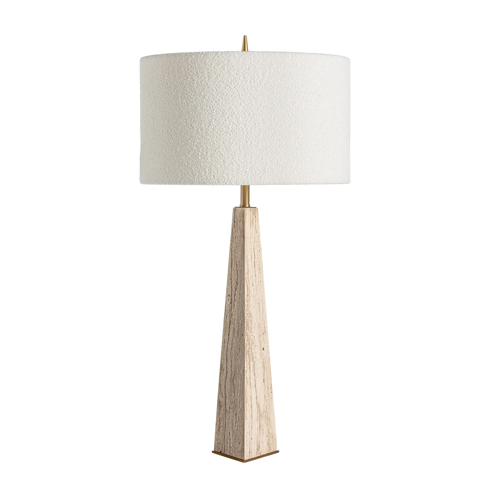 lampa stołowa z trawertynu Vical, naturalhomedecor