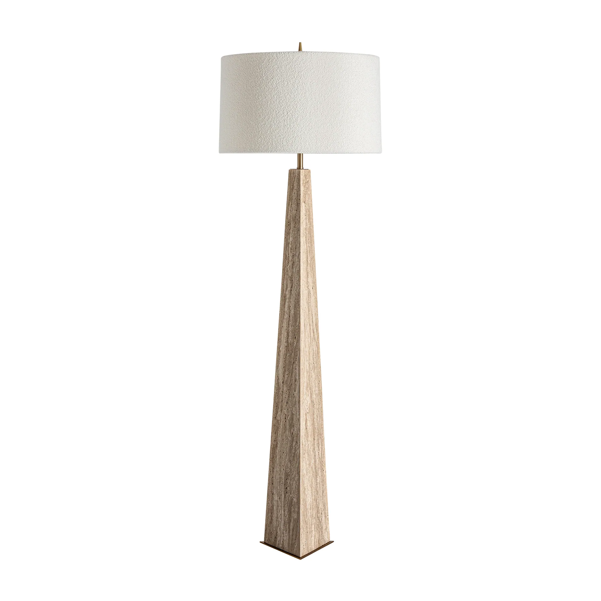 lampa podłogowa z trawertynu Vical, naturalhomedecor
