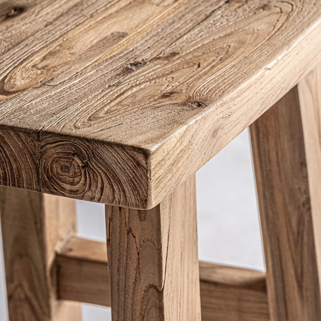 drewniany taboret, Natural Home Decor
