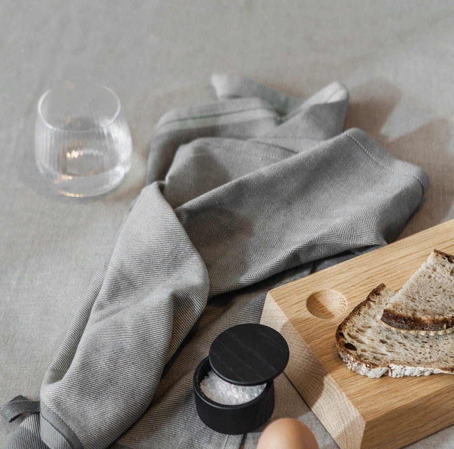 pojemnik na sól drewniany, Ekta Living, Natural Home Decor